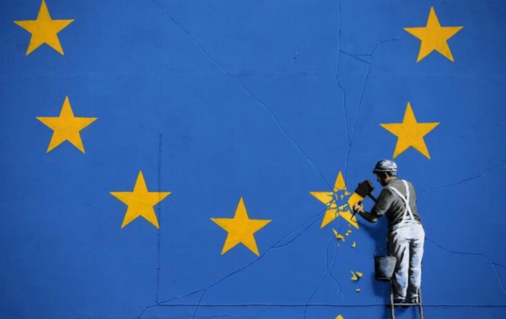 Mural del artista Banksy desaparece de la nada en Reino Unido